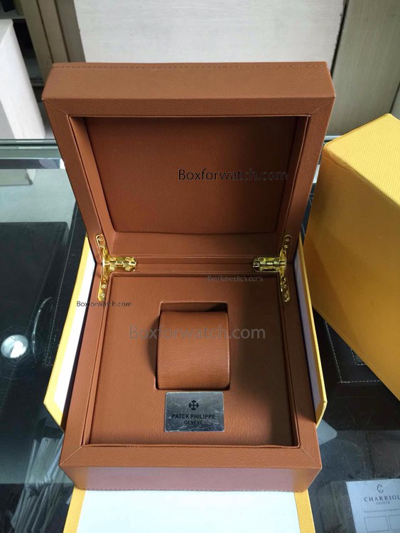 OEM Low Price patek Philippe Brown Leather watch box